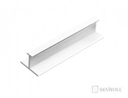 SEVROLL 03890 barre de liaison H08/18 3m blanc mat