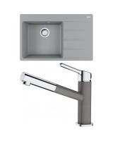 FRANKE Ensemble G219ŠK CNG 611-78 TL/2 pierre grise + FC 3055.084