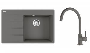 FRANKE Ensemble G271ŠK CNG 611-78 TL/7 pierre grise + FC 6018.084