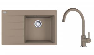 FRANKE Ensemble G271KA CNG 611-78 TL/7 cachemire + FC 6018.424