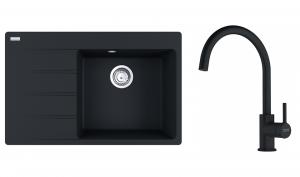 FRANKE ensemble G271MČ CNG 611-78 TL/7 noir mat + FC 6018.901