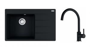 FRANKE ensemble G272O CNG 611-78 TL/2 onyx + FC 6018.071