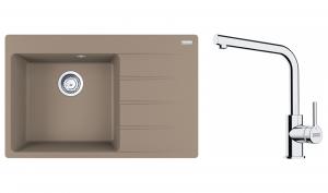 FRANKE Ensemble G251KA CNG 611-78 TL/2 cashmire + FS 3230.031