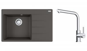 FRANKE Ensemble G251ŠB CNG 611-78 TL/2 ardoise grise + FS 3230.031