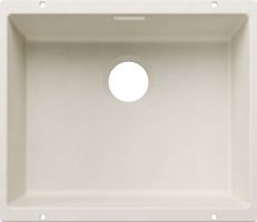 BLANCO 527796 Évier Subline 500-U sans vidange Silgranit blanc soft