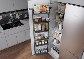 K-KES Tandem Side III, pantry cabinet, Arena Style, 600/1700mm, anthracite