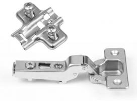 K-StrongHinges S5 závěs klip polonaložený bez tlumení 110°, podložka eurošroub