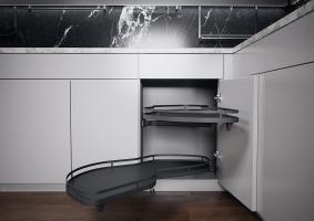 K-KES LeMans II, étagere et fixation, Arena Style, anthracite, L,450/min 1265