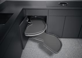 K-KES LeMans II, étagere et fixation, Arena Classic, gris/argent, P, 450/600-750