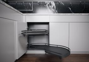 K-KES LeMans II, étagere et fixation, Arena Style, anthracite, P,450/720-900