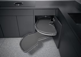 K-KES LeMans II, étagere et fixation, Arena Classic, gris/argent, L, 400/600-750