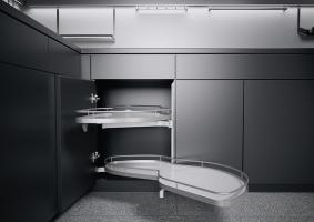 K-KES LeMans II, étagere et fixation, Arena Classic, blanc/argent, P, 720-900