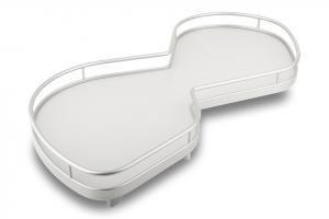 KES 047919 LeMans II, étagere d'angle, Arena Classic, 400mm, G - gris/argent