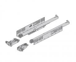 K-HETTICH Quadro YOU set 400mm/30kg + catches, drawer side 16mm, SiSy