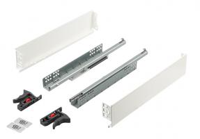 K-StrongMini drawer 89/270mm, soft-close full extension 30kg, white