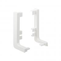 TULIP Gola embout ouvert profil J plastique blanc P+L