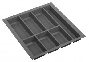 Cutlery tray Classico Split 422x474mm anthracite