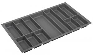 Cutlery tray Classico Split 822x474mm anthracite