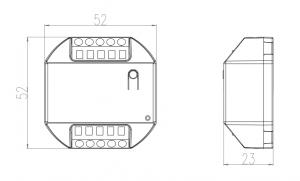 StrongLumio récepteur/armoire de distribution pour interrupteurs sans fil autoal
