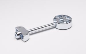 IF systeme de fixation K TOP pour panneaux compacts, ép. min. 10 mm, 100 mm