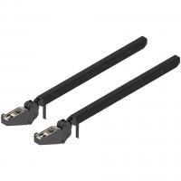 BLUM 22F3500 AVENTOS HF top – Set de bras 600-910 mm – Noir éclipse