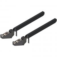 BLUM 22F3200 AVENTOS HF top – Set de bras 480-610 mm – Noir éclipse