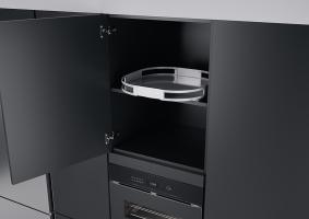 KES 239428 étagere pivotante TurnMotion III, blanc glacé