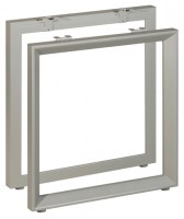 MILADESIGN MQ5507 piétement Mobi-Q -Z argenté