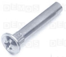 Écrou de liaison M4x30mm NIKL