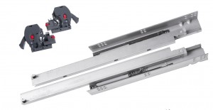 StrongRide 3D coulisse a sortie totale cachée, 400mm/30kg, freinage doux