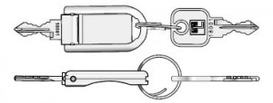 LEHMANN Clé de rechange C1 rabattable, comb. 18005