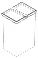 GOLLINUCCI accessoires panier de rechange pour Concept 560 1x29l