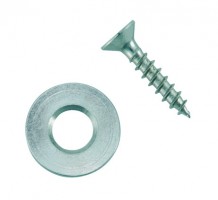BLUM 955.1008S Tip-on plaque, pour vis a bois