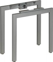 MILADESIGN piétement Quark Q7206 argent