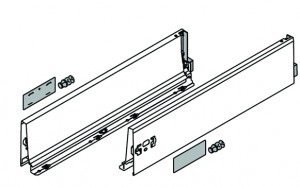 BLUM 378K4502SA Antaro, côté K 450mm, blanc, ensemble