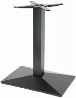 Pied de table central BM 028/600x400 hauteur 720 mm gris RAL 9006