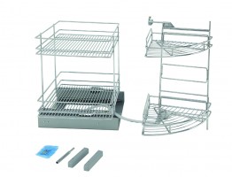 VIBO Easy Corner, mécanisme d'angle, droit-gauche