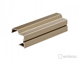 SEVROLL 04534 Universal profil de poignée 18mm 2,7m olive