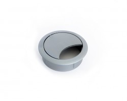 STRONG Passe-câble plastique 60mm argenté