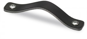 HETTICH 9071838 Poignée NICA 158/128 mm cuir noir
