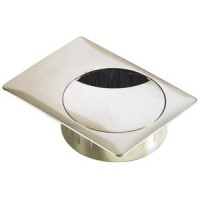 HETTICH 9078801 passe-câble 90x120x80 mm imitation inox