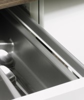 HETTICH 9079222 InnoTech Profil finition 470 mm plastique chrome