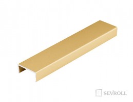 SEVROLL 00032 profil "U" pour lamino 18mm 3m doré