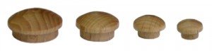 Cache - bouchon avec tenon 15mm hetre