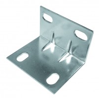 STRONG Plaque d'angle 50x41x32mm zinc blanc