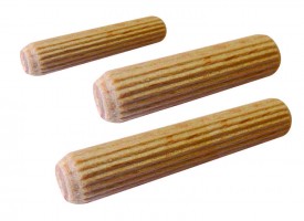 Strong Connecting wooden dowel pin, beech 8x60mm