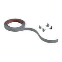HETTICH 9209399 SlideLine M/TopLine XL ruban décoratif 25/2500 mm argent