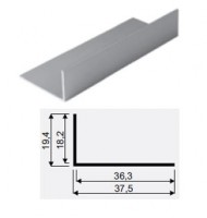 SEVROLL 02455 équerre 18x36mm 3m argenté SEVROLL 02455 équerre 18x36mm 3m argenté