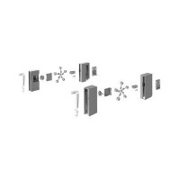 HETTICH 9196319 Atira DesignSide adaptateur 144 mm anthracite
