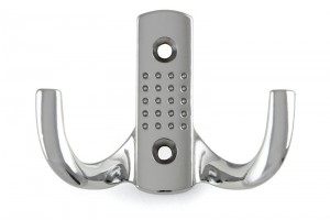 TULIP Porte-manteau Darec chrome brillant + vis